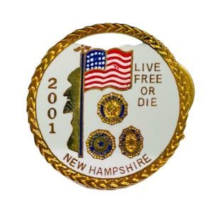 2001 American Legion New Hampshire “Live Free or Die” pin